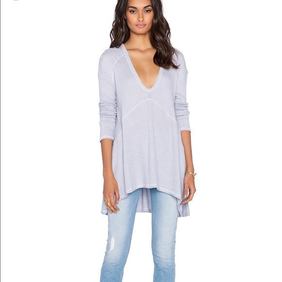 Free People Tops - Free People sunset park waffle knit thermal